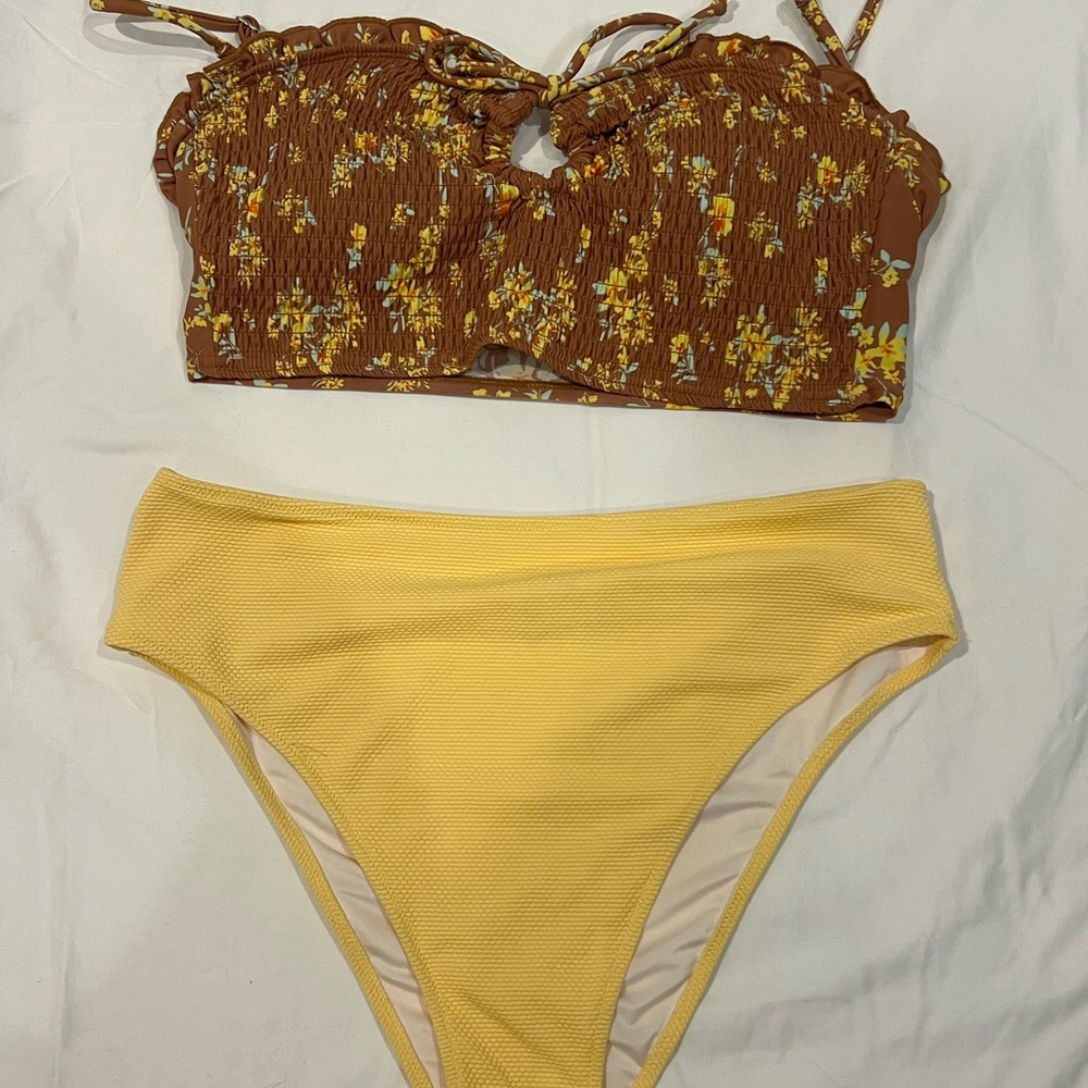 Shade & Shore Yellow Bikini Bottom
